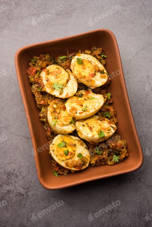 Preview: Masala Anda Fry made using chicken Egg is an Indian starter