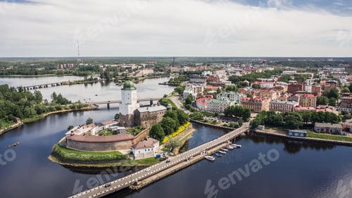 Preview: Aerial view of Vyborg