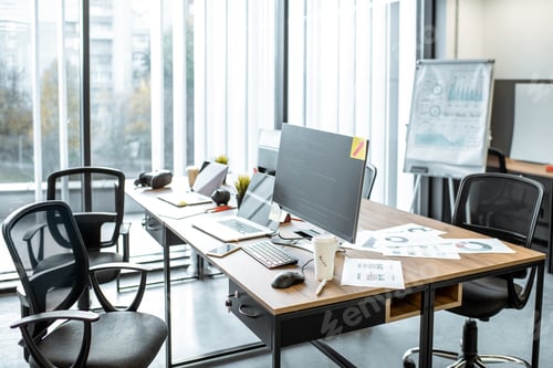 Preview: Coworking space with working places