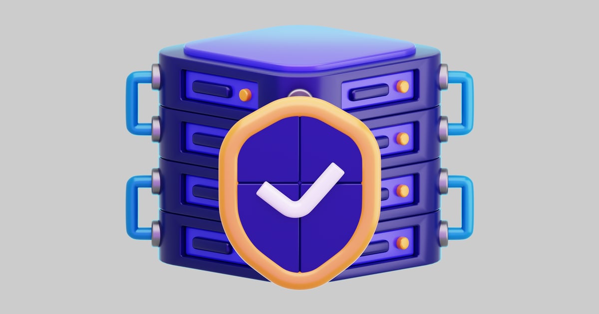 Secure Server Stack with Validation Shield 3D, Incl. checkmark ...