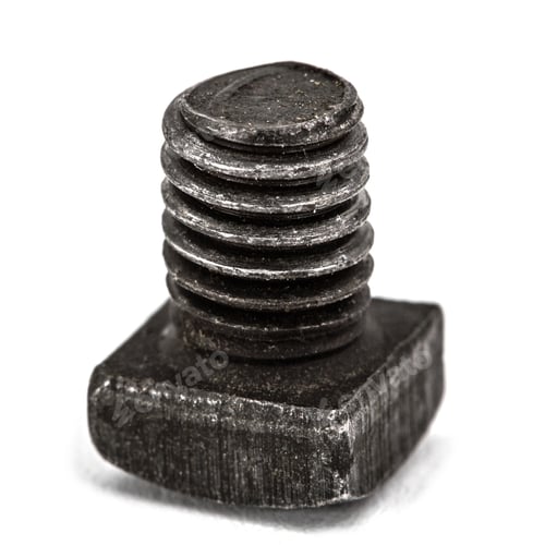 Preview: Special hardened screw close-up, isolated on white background