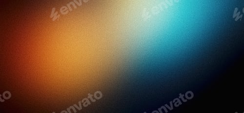 Preview: Vibrant orange blue red black grainy gradient background abstract glowing colors dark backdrop
