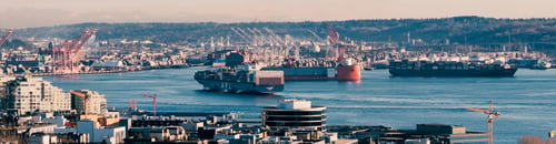 Preview: Panorama shipping port traffic