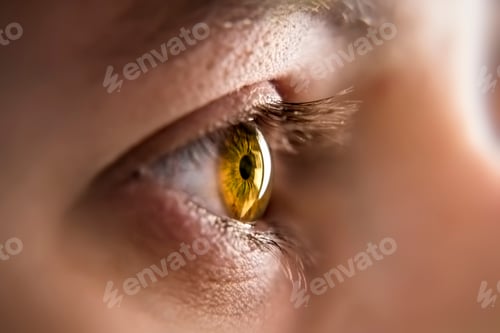 Preview: honey colored eye iris