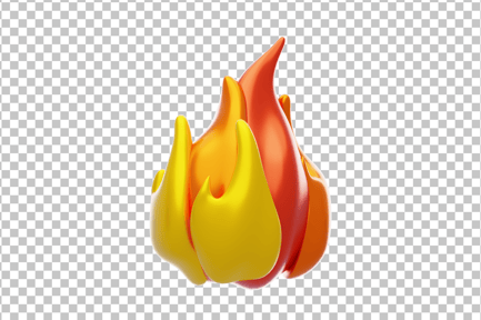 Preview: Fire Emoji 3D Icon