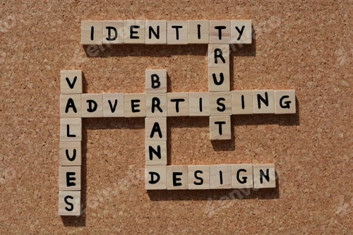Preview: Advertising, Values, Brand, Identity, Trust, Design, buzzwords specific to marketing and promotions