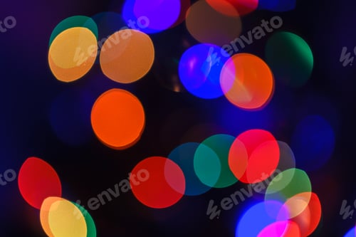 Preview: Christmas abstract blurred background.