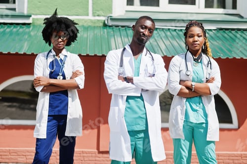 Preview: Group of african doctors