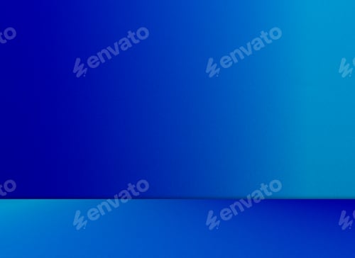 Preview: Blue background abstract studio