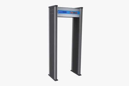 Preview: Metal Detector with Blue Digital Display and Rectangular Frame
