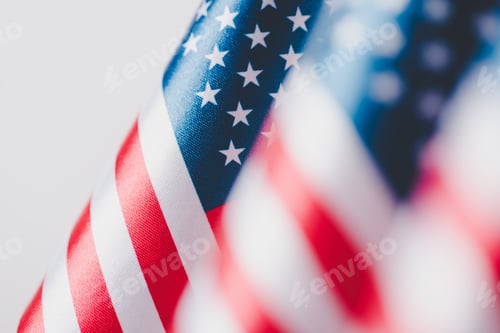 Preview: Stars and Stripes Abstract, Red White and Blue