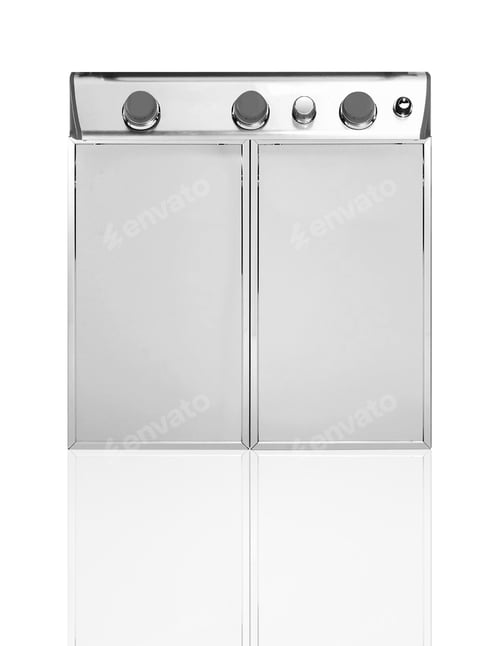 Preview: professional gas stove at restaurant