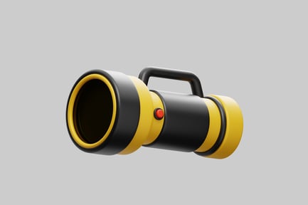 Preview: Referee whistle megaphone black yellow