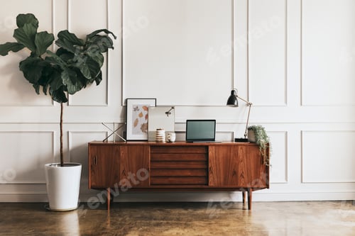 Preview: Mid century modern living room