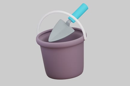 Preview: Purple Bucket and Shovel Set