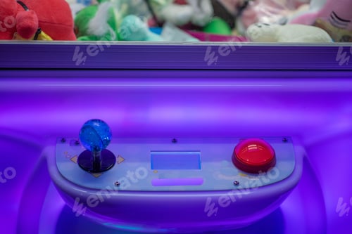 Preview: Close up shot of controller on arcade game