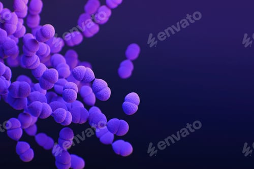 Preview: Coronavirus cells background illustration