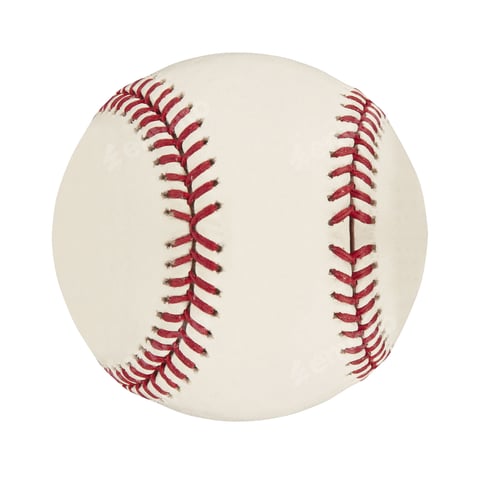 Vorschau: Baseball isoliert auf weiß