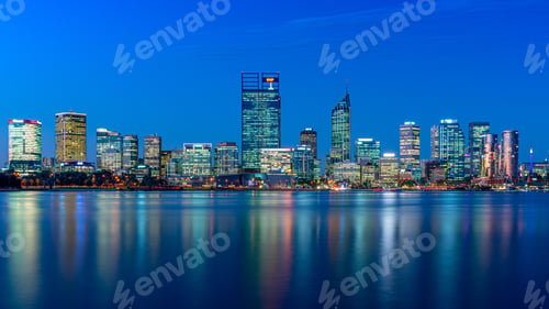 Preview: Night skyline of Perth, Australia