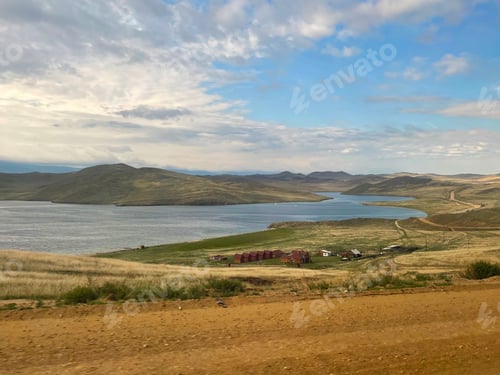 Preview: View of Lake Baikal, Small Sea, from Olkhon Island, Russia