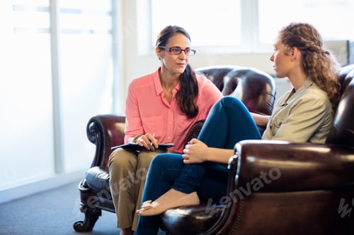 Preview: Psychologist having session with her patient