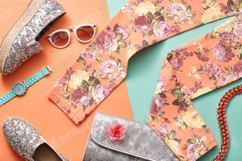 Preview: Floral Fashion and Accessories in Harmonious Composition