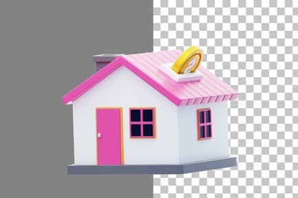 Preview: Mortgages 3D Icon