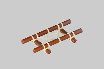 Preview: Rope and wood platform