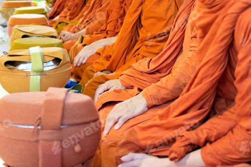 Preview: Pray, the monks and religious rituals in thai ceremony