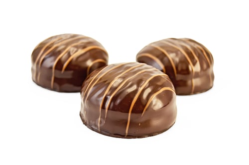 Preview: Delicious Chocolate Marshmallow Treats on a White Background