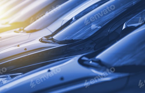Preview: Car Dealership Stock For Sale Bluish Theme.