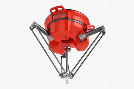 Visualização: Robô paralelo industrial genérico