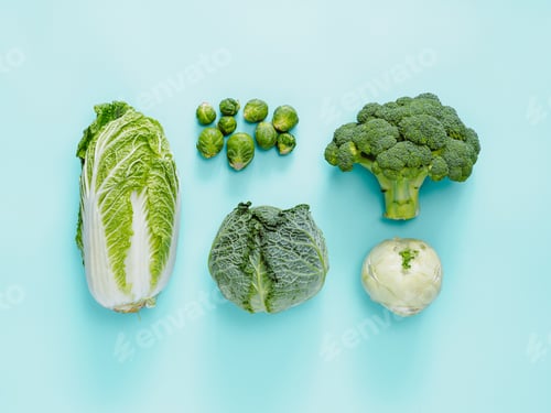 Preview: Different types of cabbage
