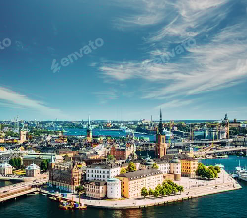 Preview: Stockholm, Sweden. Riddarholm Church, The Burial Place Of Swedish Monarchs On The Island Of