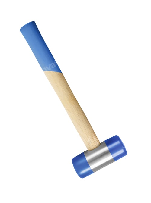 Preview: blue Hammer on white