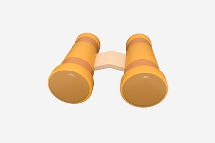 Preview: Binoculars Outdoor 3D Illustration