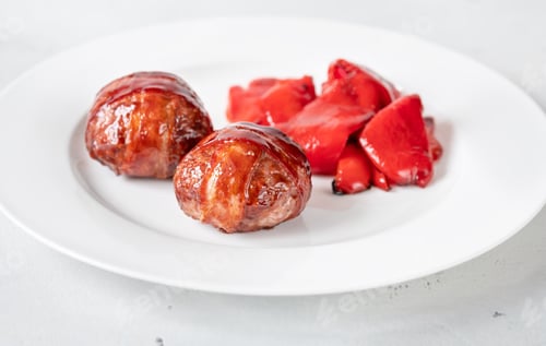 Preview: Bacon wrapped meatballs