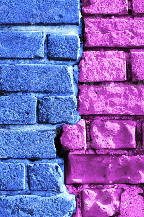 Preview: Abstract multi-colored brick wall