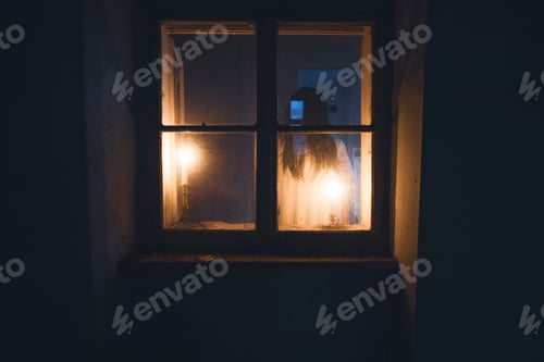 Preview: Scary ghost woman in haunted house