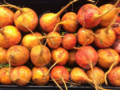 Preview: Full frame shot of golden beetroor