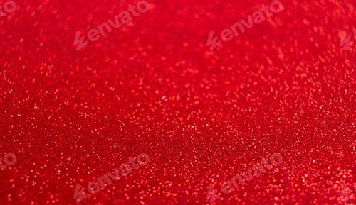 Preview: Red festive Christmas background. Abstract shimmering bright background with bokeh defocused