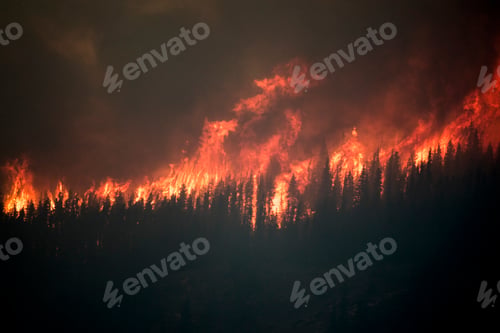 Preview: A wildfire engulfs the Chetamon region in the Canadian Rocky Mountains