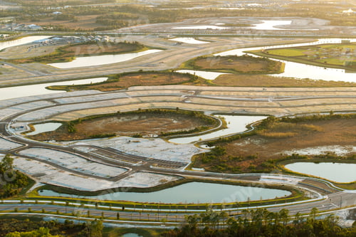 Preview: Large development area of residential housing.