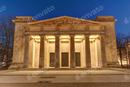 Preview: The Neue Wache in Berlin at night