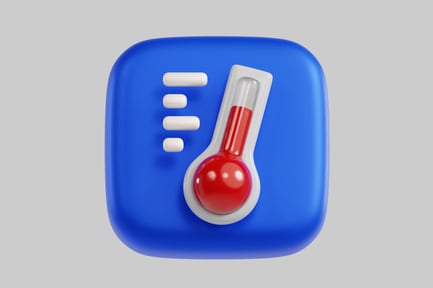 Preview: Temperature thermometer weather app icon