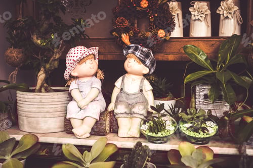 Preview: Flowers in florist shop