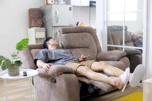 Preview: Man Fell Asleep on Sofa