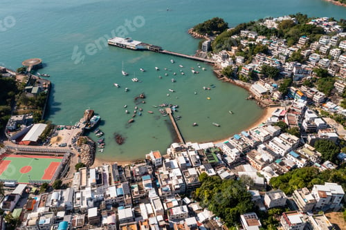 Preview: Top view of Lamma island in Hong Kong