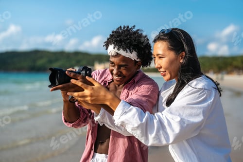 Preview: Couple enjoying travel, creating unforgettable memories through their passion for travel photography