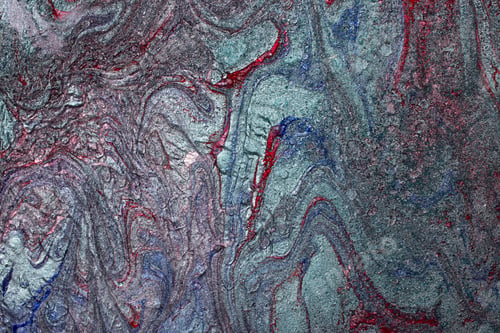 Preview: Elegant marble metallic silver background,make from liquid nail polishes.